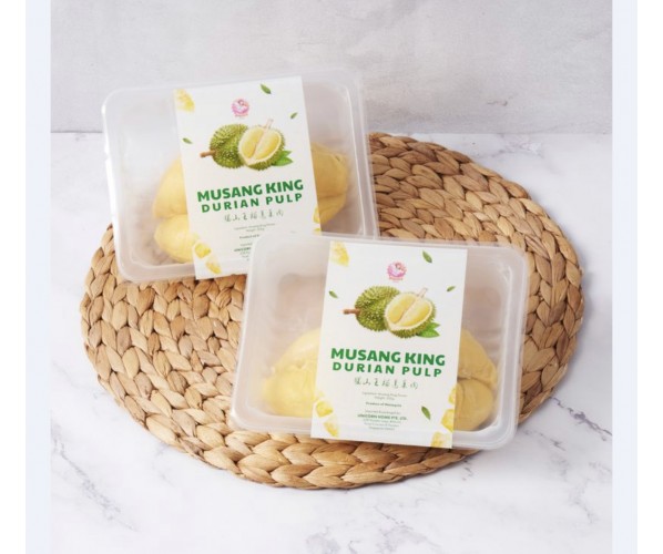 Old Tree Musang King Black Gold Frozen Durian Pulp (300g x 2 Boxes)