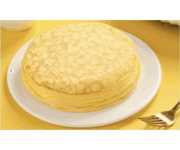 Frozen Nutella & Peanut Mille Crepe Cake 6-Inch 400g